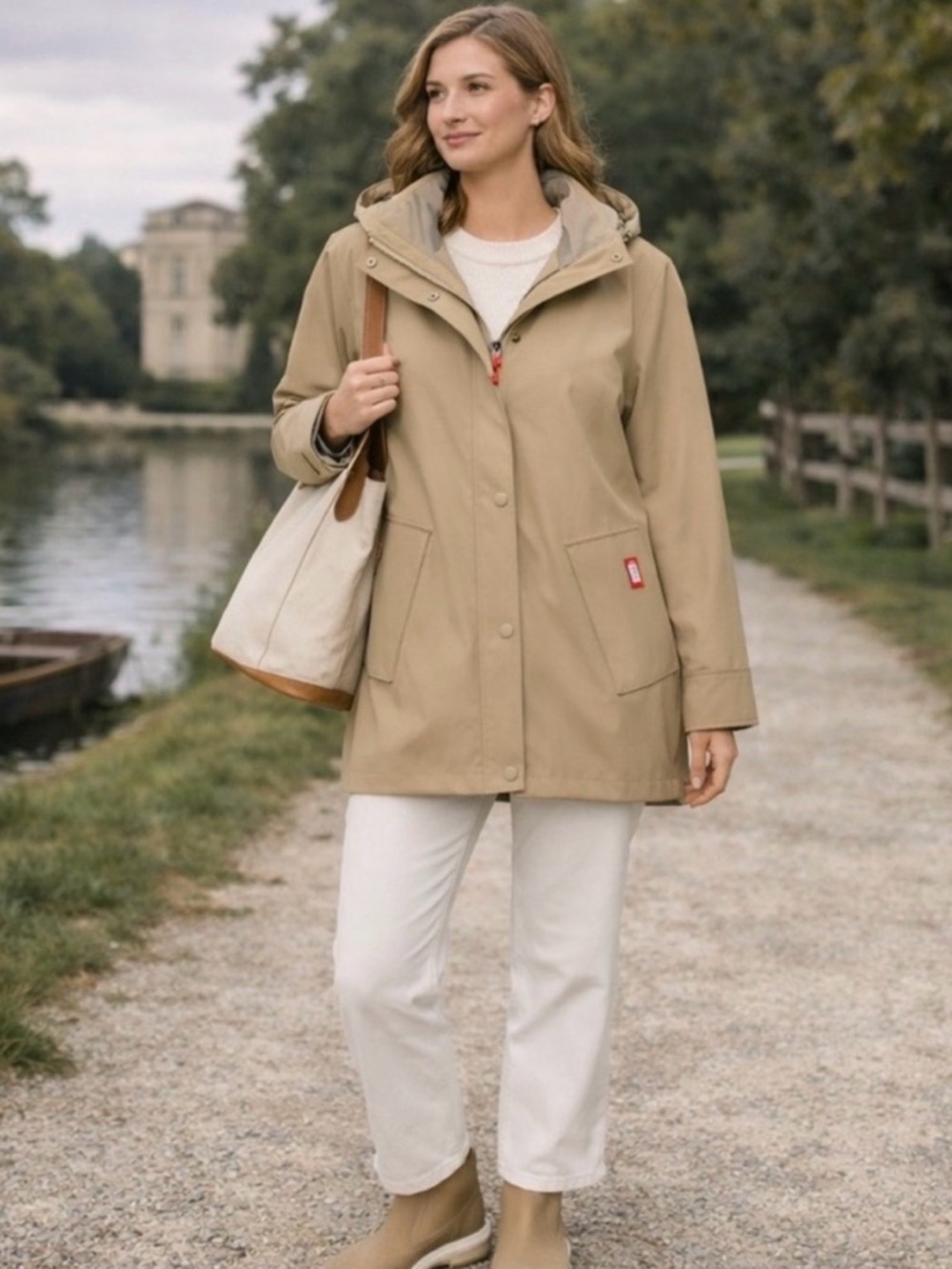 Hunter Acacia hooded Raincoat